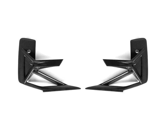 AutoTecknic Dry Carbon Front Bumper Trim Set - F97 X3M LCI | F98 X4M LCI-Exterior-Silicon Valley Bimmer