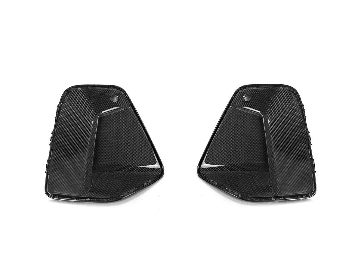 AutoTecknic Dry Carbon Front Bumper Trim Set - G60 5-Series-Exterior-Silicon Valley Bimmer