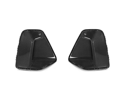 AutoTecknic Dry Carbon Front Bumper Trim Set - G60 5-Series-Exterior-Silicon Valley Bimmer