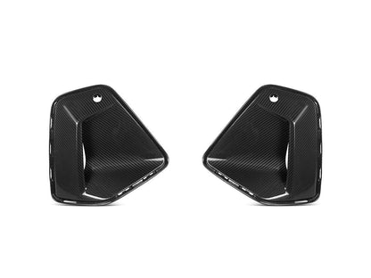 AutoTecknic Dry Carbon Front Bumper Trim Set - G60 5-Series-Exterior-Silicon Valley Bimmer