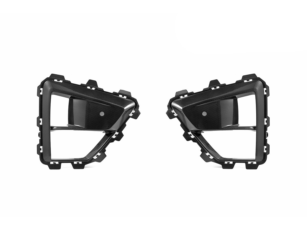 AutoTecknic Dry Carbon Front Bumper Vent Set - F95 X5M LCI | F96 X6M LCI-Exterior-Silicon Valley Bimmer