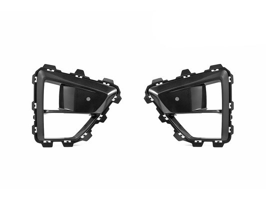 AutoTecknic Dry Carbon Front Bumper Vent Set - F95 X5M LCI | F96 X6M LCI-Exterior-Silicon Valley Bimmer