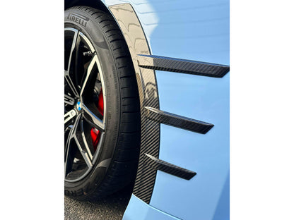 AutoTecknic Dry Carbon Front Fender Arch Trim Set - G87 M2-Exterior-Silicon Valley Bimmer