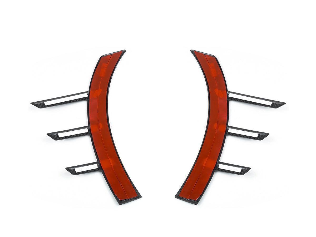 AutoTecknic Dry Carbon Front Fender Arch Trim Set - G87 M2-Exterior-Silicon Valley Bimmer