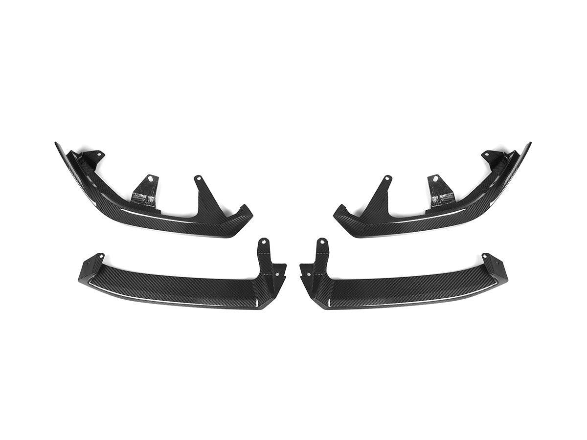 AutoTecknic Dry Carbon Front Lip Splitter Set - G60 5-Series-Exterior-Silicon Valley Bimmer
