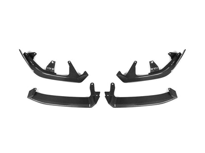 AutoTecknic Dry Carbon Front Lip Splitter Set - G60 5-Series-Exterior-Silicon Valley Bimmer
