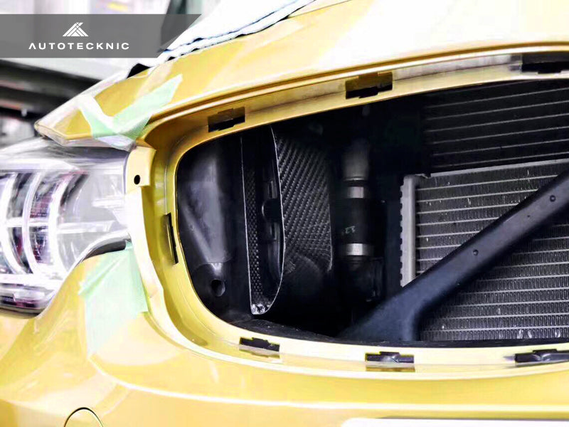 AutoTecknic Dry Carbon Intake Air Scoop Set - F80 M3 | F82/ F83 M4-Exterior-Silicon Valley Bimmer
