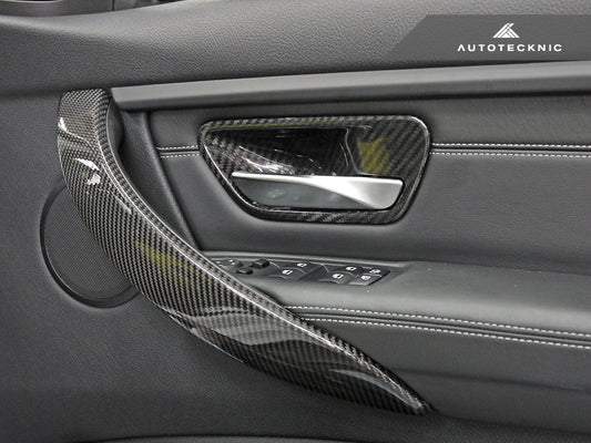 AutoTecknic Dry Carbon Interior Door Handle Trim Set - BMW F-Chassis-Interior-Silicon Valley Bimmer