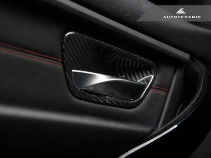 AutoTecknic Dry Carbon Interior Door Handle Trim Set - BMW F-Chassis-Interior-Silicon Valley Bimmer
