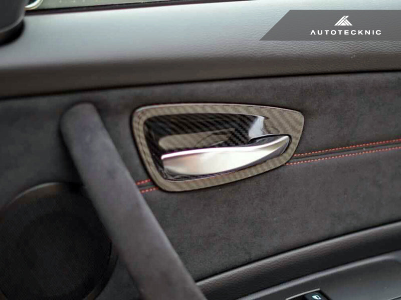 AutoTecknic Dry Carbon Interior Door Handle Trim Set - E82 1M | 1-Series-Interior-Silicon Valley Bimmer