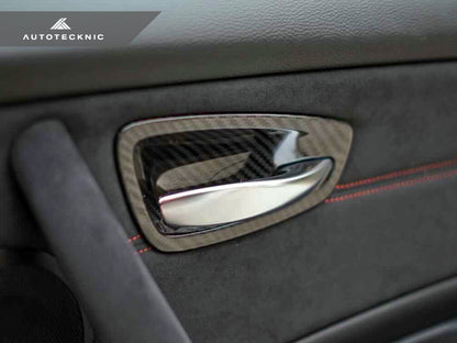AutoTecknic Dry Carbon Interior Door Handle Trim Set - E82 1M | 1-Series-Interior-Silicon Valley Bimmer