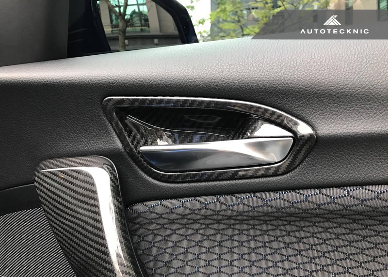 AutoTecknic Dry Carbon Interior Door Handle Trim Set - F87 M2 | F22 2-Series | F20 1-Series-Interior-Silicon Valley Bimmer