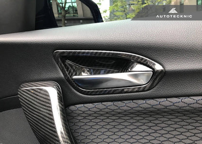 AutoTecknic Dry Carbon Interior Door Handle Trim Set - F87 M2 | F22 2-Series | F20 1-Series-Interior-Silicon Valley Bimmer