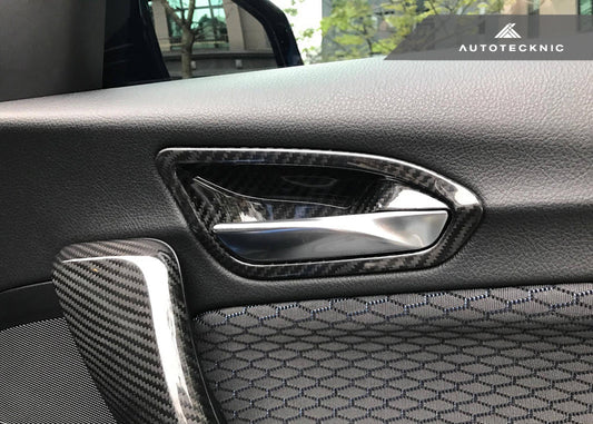 AutoTecknic Dry Carbon Interior Door Handle Trim Set - F87 M2 | F22 2-Series | F20 1-Series-Interior-Silicon Valley Bimmer