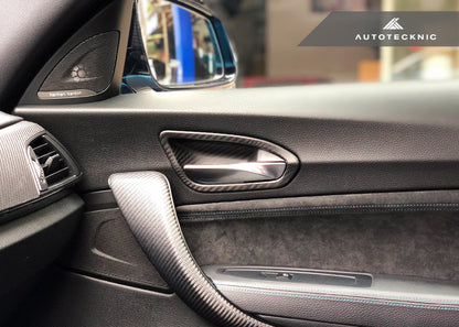 AutoTecknic Dry Carbon Interior Door Handle Trim Set - F87 M2 | F22 2-Series | F20 1-Series-Interior-Silicon Valley Bimmer