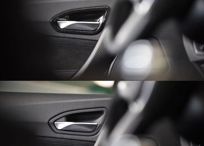 AutoTecknic Dry Carbon Interior Door Handle Trim Set - F87 M2 | F22 2-Series | F20 1-Series-Interior-Silicon Valley Bimmer