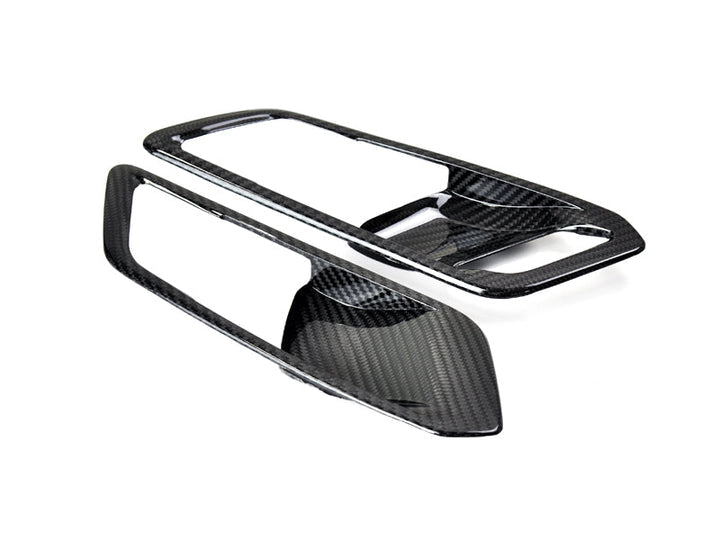 AutoTecknic Dry Carbon Interior Door Handle Trim Set - G20 3-Series-Interior-Silicon Valley Bimmer