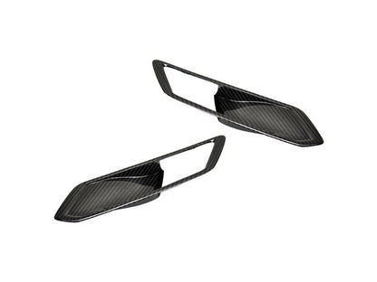 AutoTecknic Dry Carbon Interior Door Handle Trim Set - G20 3-Series-Interior-Silicon Valley Bimmer