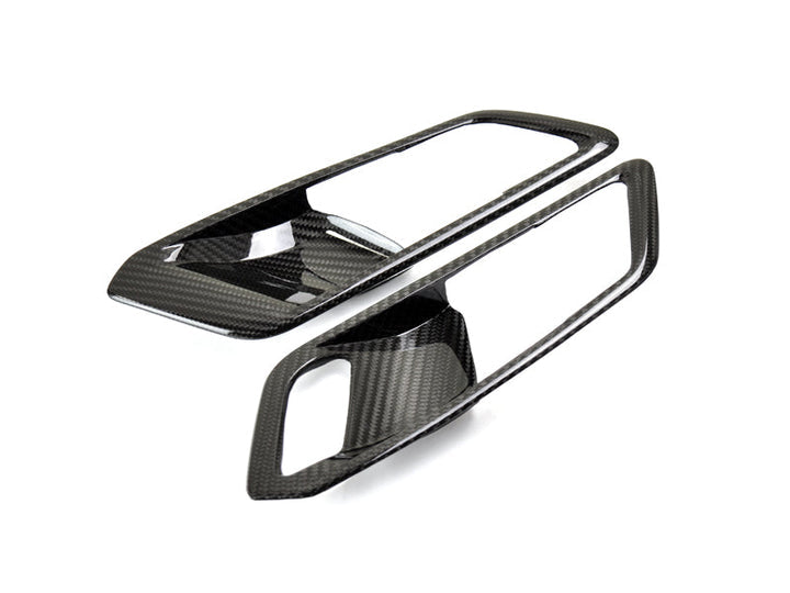AutoTecknic Dry Carbon Interior Door Handle Trim Set - G20 3-Series-Interior-Silicon Valley Bimmer
