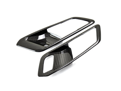 AutoTecknic Dry Carbon Interior Door Handle Trim Set - G20 3-Series-Interior-Silicon Valley Bimmer
