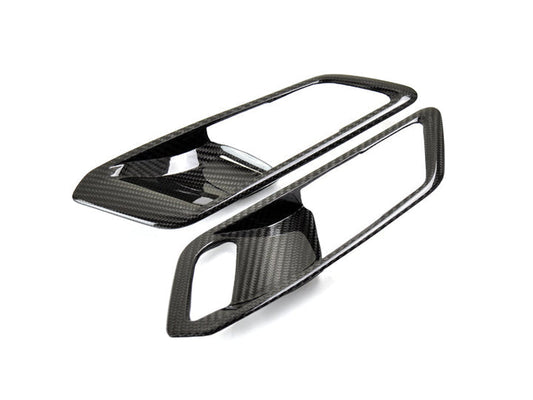 AutoTecknic Dry Carbon Interior Door Handle Trim Set - G20 3-Series-Interior-Silicon Valley Bimmer