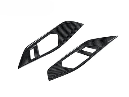 AutoTecknic Dry Carbon Interior Door Handle Trim Set - G22 4-Series-Interior-Silicon Valley Bimmer