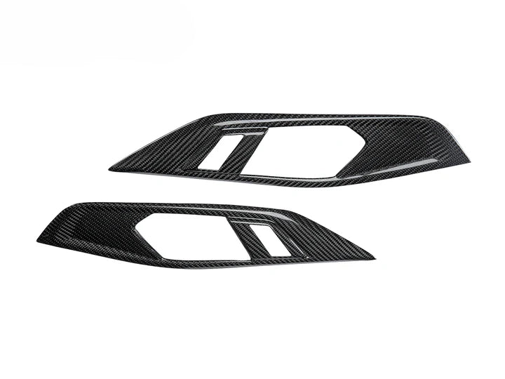 AutoTecknic Dry Carbon Interior Door Handle Trim Set - G22 4-Series-Interior-Silicon Valley Bimmer