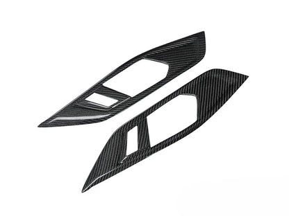 AutoTecknic Dry Carbon Interior Door Handle Trim Set - G22 4-Series-Interior-Silicon Valley Bimmer