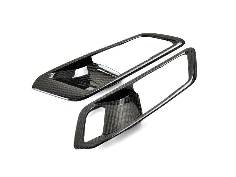 AutoTecknic Dry Carbon Interior Door Handle Trim Set - G80 M3