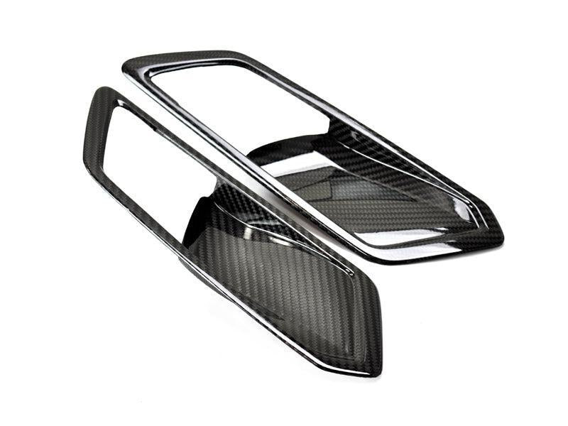 AutoTecknic Dry Carbon Interior Door Handle Trim Set - G80 M3