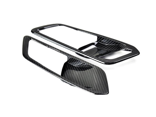 AutoTecknic Dry Carbon Interior Door Handle Trim Set - G80 M3-Interior-Silicon Valley Bimmer