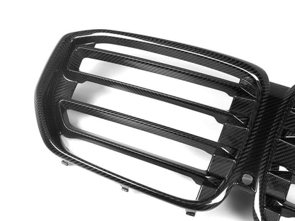 AutoTecknic Dry Carbon M-Inspired Front Grille - G05 X5 LCI-Exterior-Silicon Valley Bimmer