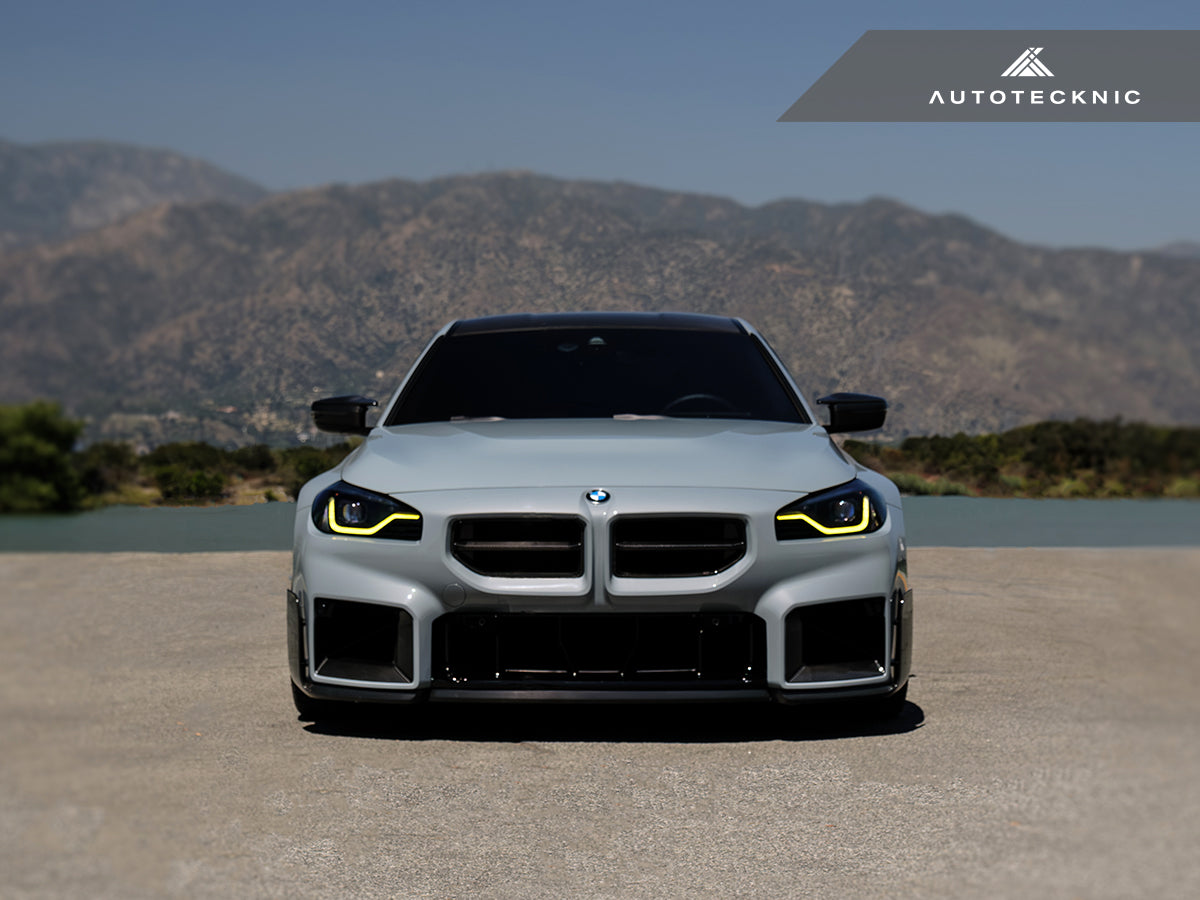 AutoTecknic Dry Carbon Motorsport Front Grille - G87 M2-Exterior-Silicon Valley Bimmer