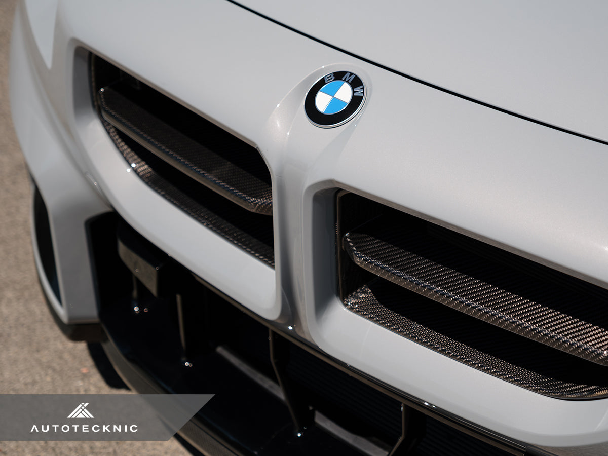AutoTecknic Dry Carbon Motorsport Front Grille - G87 M2-Exterior-Silicon Valley Bimmer