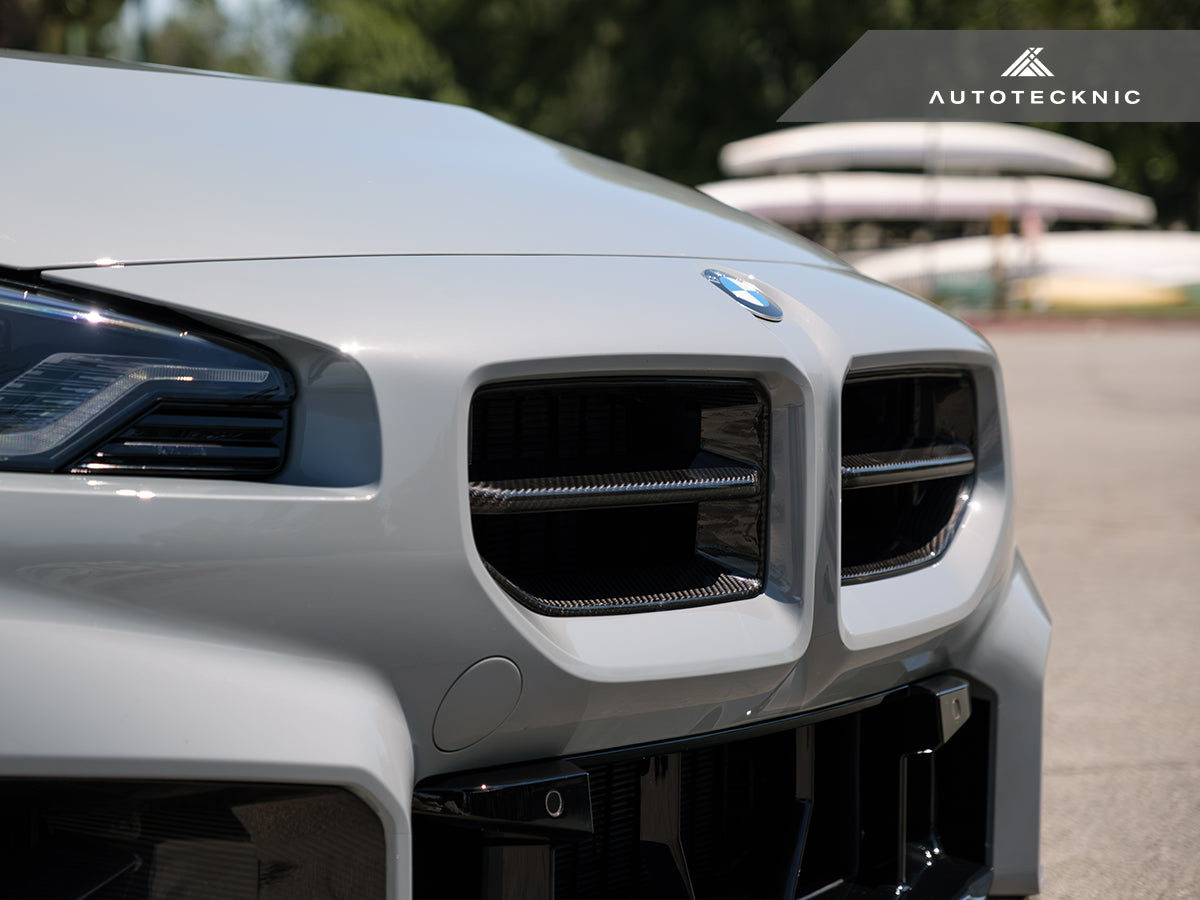 AutoTecknic Dry Carbon Motorsport Front Grille - G87 M2-Exterior-Silicon Valley Bimmer