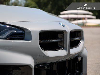 AutoTecknic Dry Carbon Motorsport Front Grille - G87 M2-Exterior-Silicon Valley Bimmer