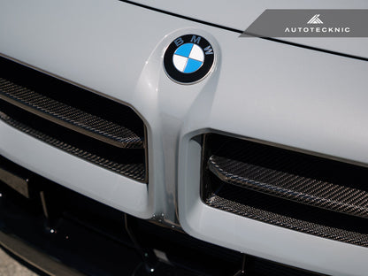 AutoTecknic Dry Carbon Motorsport Front Grille - G87 M2-Exterior-Silicon Valley Bimmer