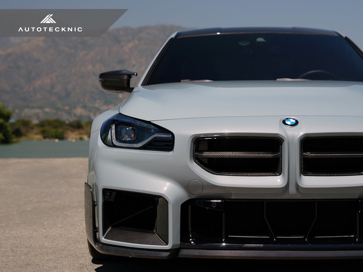 AutoTecknic Dry Carbon Motorsport Front Grille - G87 M2-Exterior-Silicon Valley Bimmer