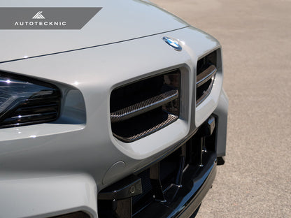 AutoTecknic Dry Carbon Motorsport Front Grille - G87 M2-Exterior-Silicon Valley Bimmer
