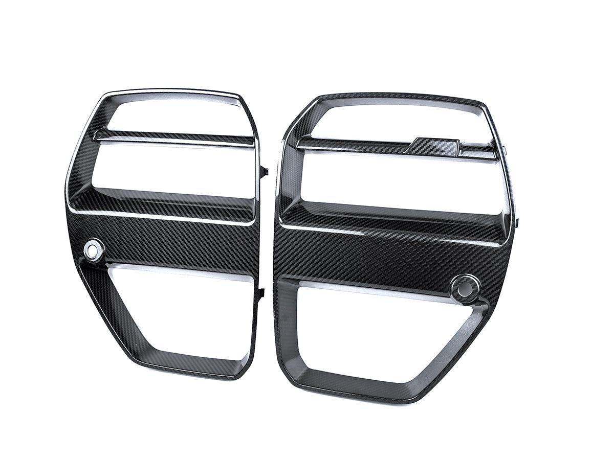AutoTecknic Dry Carbon Motorsport V1 Front Grille Set - G80 M3 | G82/ G83 M4
