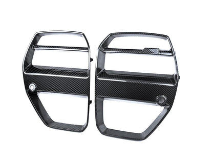 AutoTecknic Dry Carbon Motorsport V1 Front Grille Set - G80 M3 | G82/ G83 M4