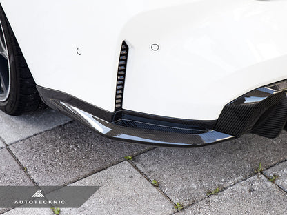 AutoTecknic Dry Carbon OEM-Spec Rear Splitter Set - G80 M3 | G82 M4