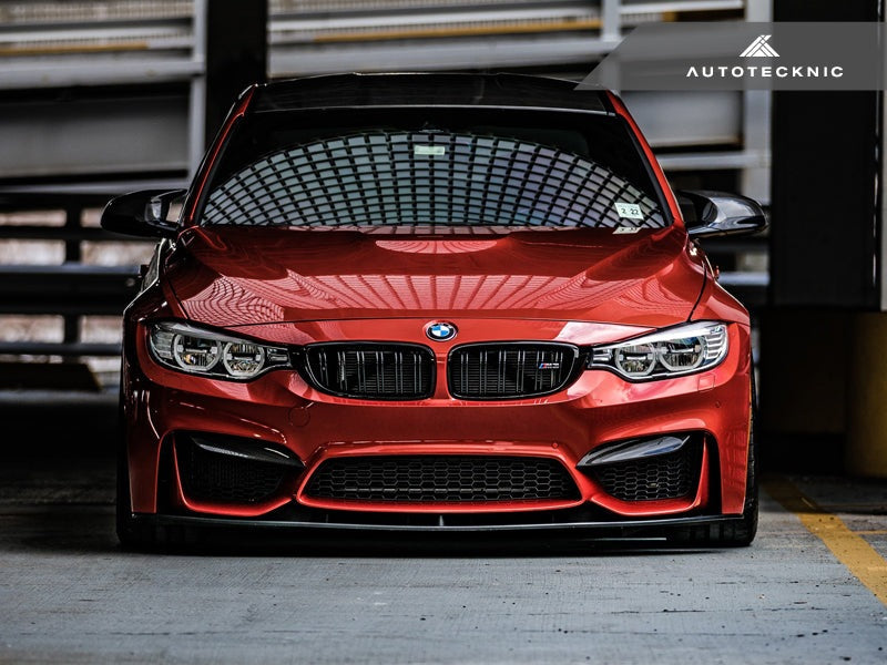 AutoTecknic Dry Carbon Performance Bumper Trim - F80 M3 | F82/ F83 M4-Exterior-Silicon Valley Bimmer