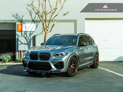 AutoTecknic Dry Carbon Performante Aero Splitter & Center Lip Set - F97 X3M | F98 X4M-Exterior-Silicon Valley Bimmer