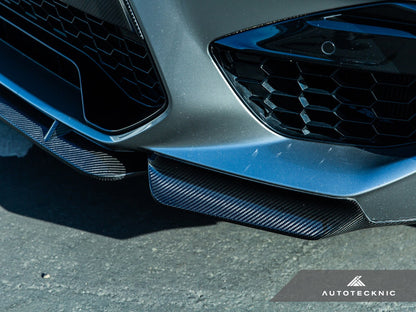 AutoTecknic Dry Carbon Performante Aero Splitter & Center Lip Set - F97 X3M | F98 X4M-Exterior-Silicon Valley Bimmer