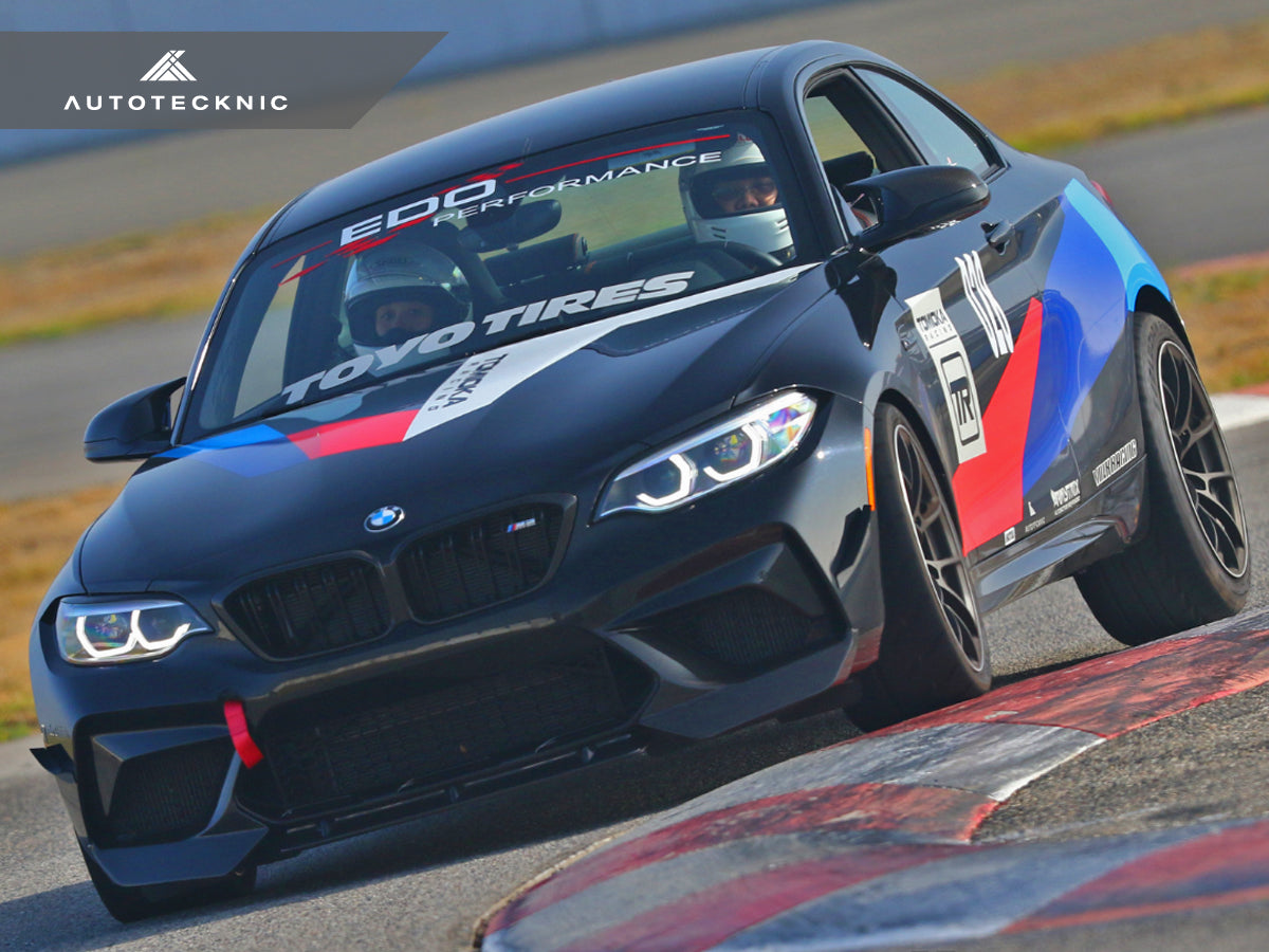AutoTecknic Dry Carbon Performante Aero Splitters - F87 M2 Competition-Exterior-Silicon Valley Bimmer