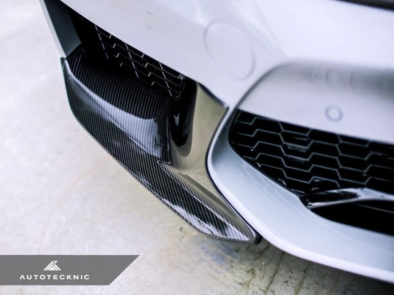 AutoTecknic Dry Carbon Performante Aero Splitters - F90 M5 | F90 M5 Competition Pre-LCI-Exterior-Silicon Valley Bimmer