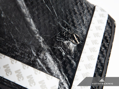 AutoTecknic Dry Carbon Podium Front Bumper Lower Vent Set - G87 M2-Exterior-Silicon Valley Bimmer