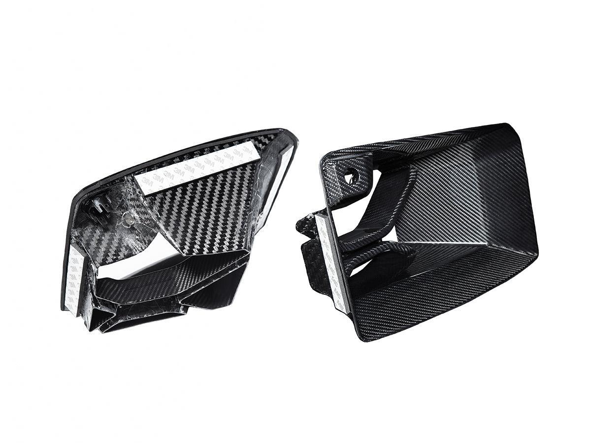 AutoTecknic Dry Carbon Podium Front Bumper Lower Vent Set - G87 M2-Exterior-Silicon Valley Bimmer