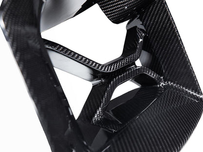 AutoTecknic Dry Carbon Podium Front Bumper Lower Vent Set - G87 M2-Exterior-Silicon Valley Bimmer